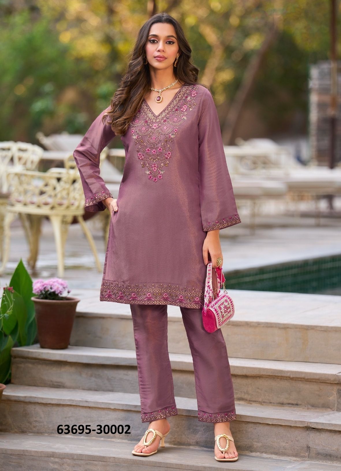 JASLEEN - Catalog # 63695 (Set of 4 Tops With Bottoms) by Lily & Lali JASLEEN - Catalog # 63695 (Set of 4 Tops With Bottoms) by Lily & Lali