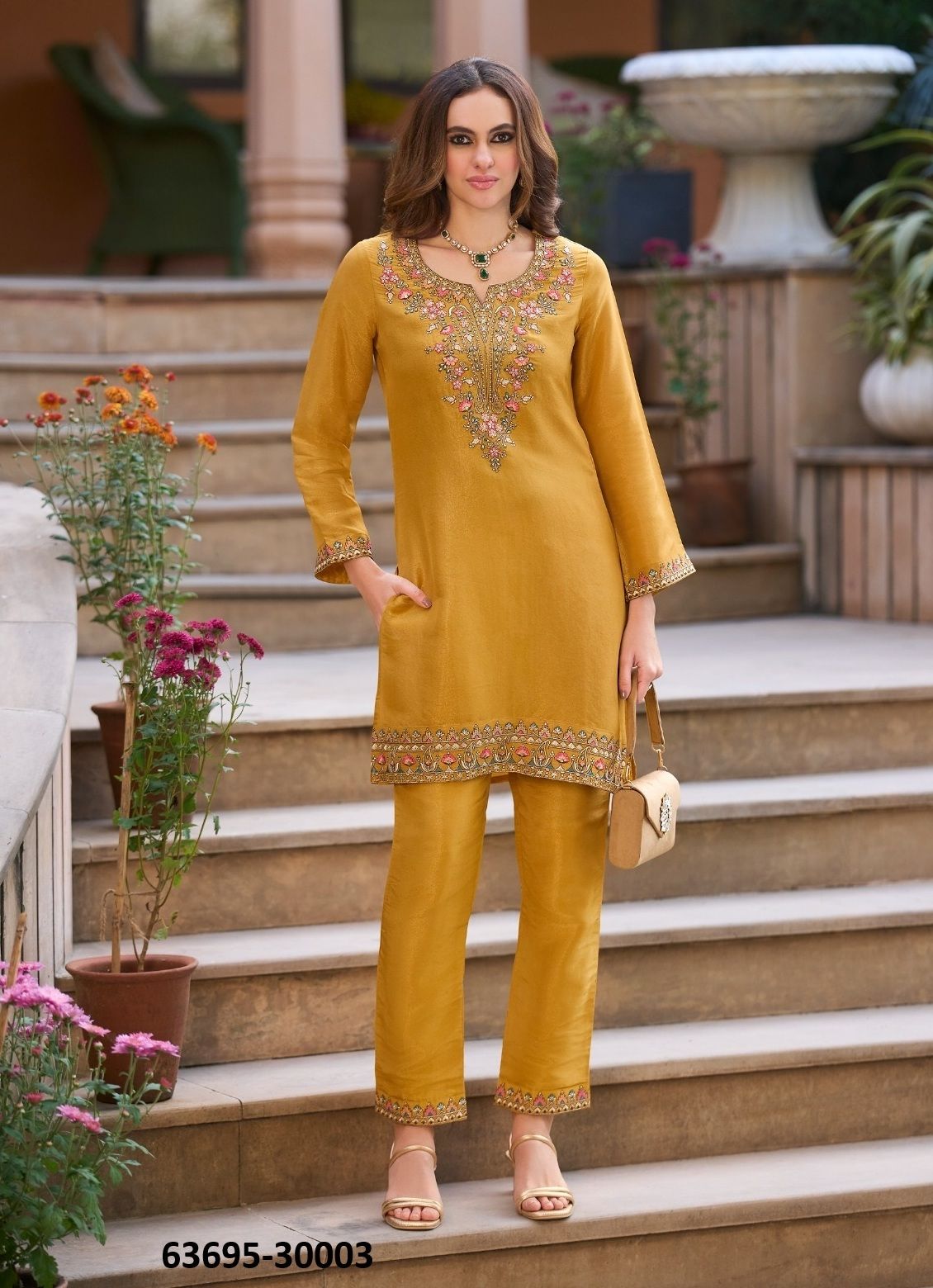 JASLEEN - Catalog # 63695 (Set of 4 Tops With Bottoms) by Lily & Lali JASLEEN - Catalog # 63695 (Set of 4 Tops With Bottoms) by Lily & Lali