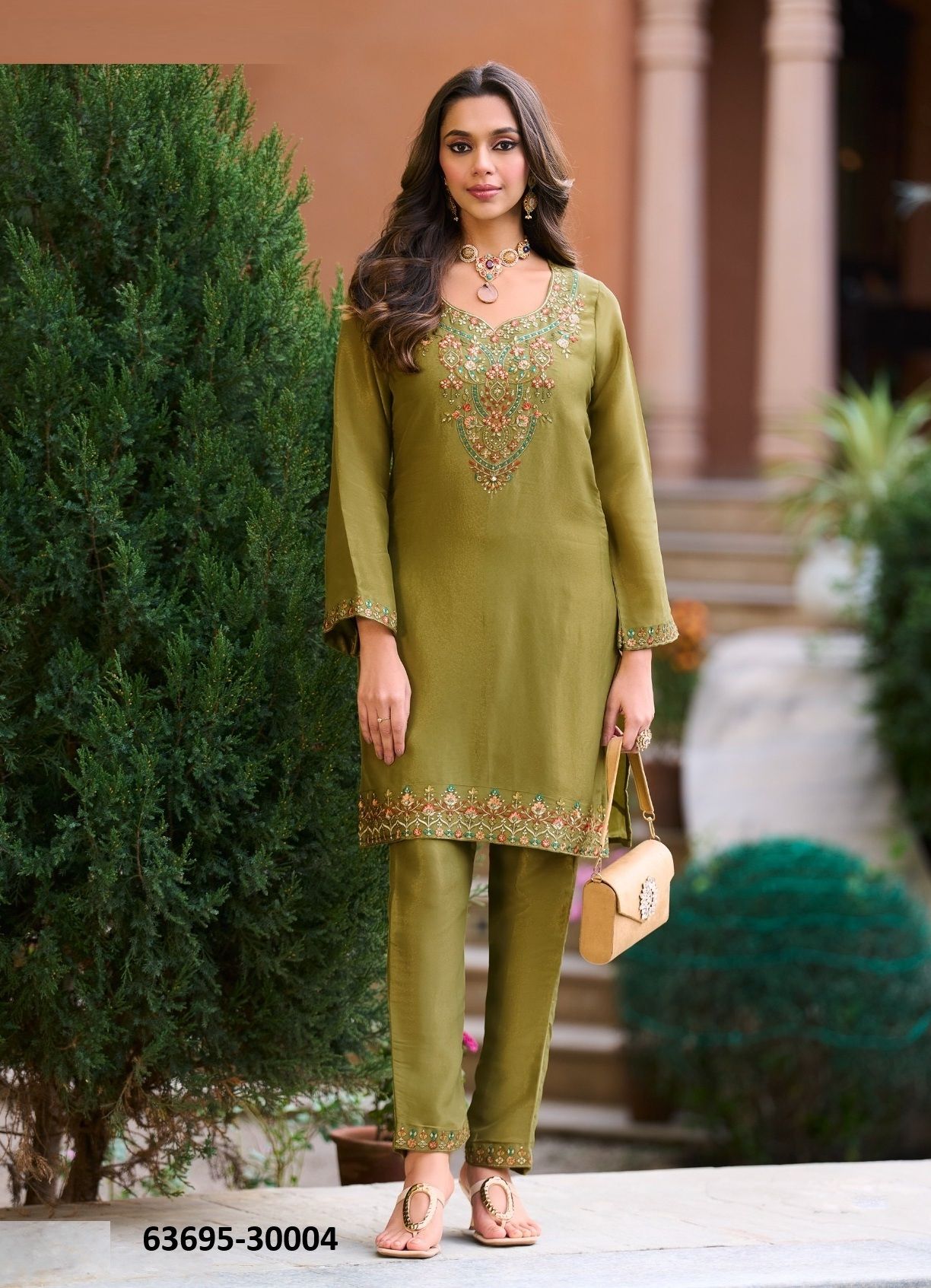 JASLEEN - Catalog # 63695 (Set of 4 Tops With Bottoms) by Lily & Lali JASLEEN - Catalog # 63695 (Set of 4 Tops With Bottoms) by Lily & Lali