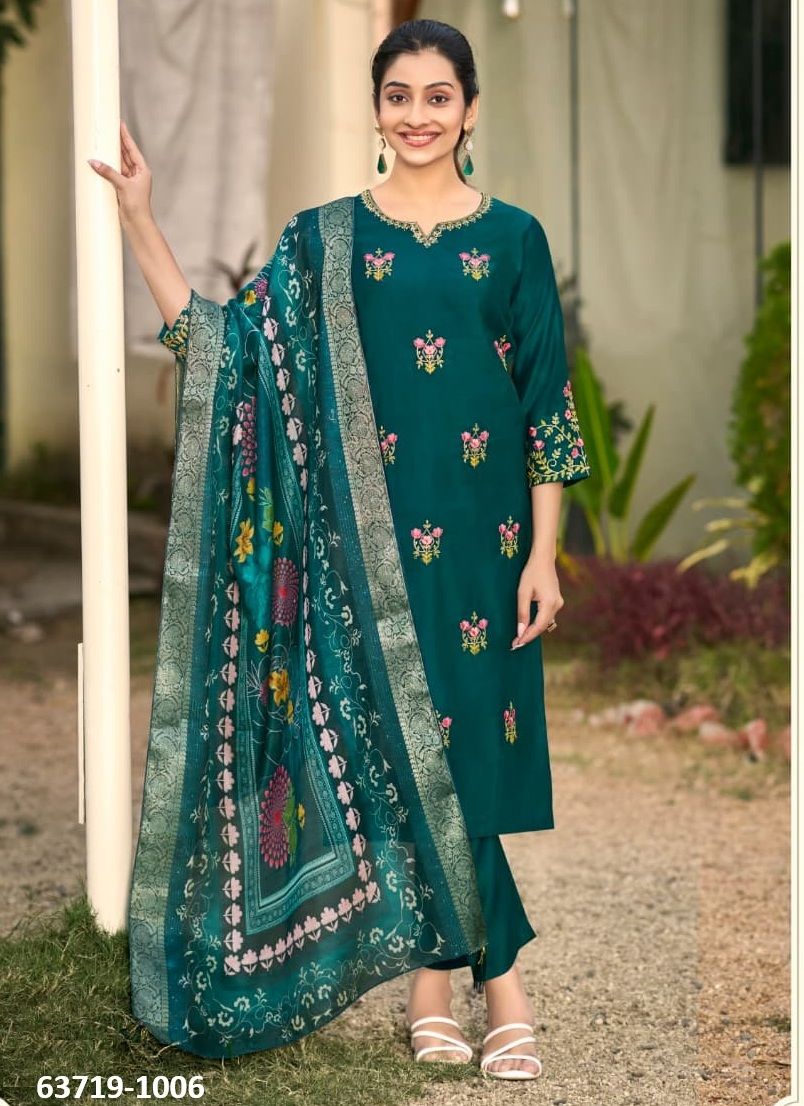 HIMANI - Catalog # 63719 (Set of 6 Readymade Salwar Suits) by Woodee Ahmedabad HIMANI - Catalog # 63719 (Set of 6 Readymade Salwar Suits) by Woodee Ahmedabad