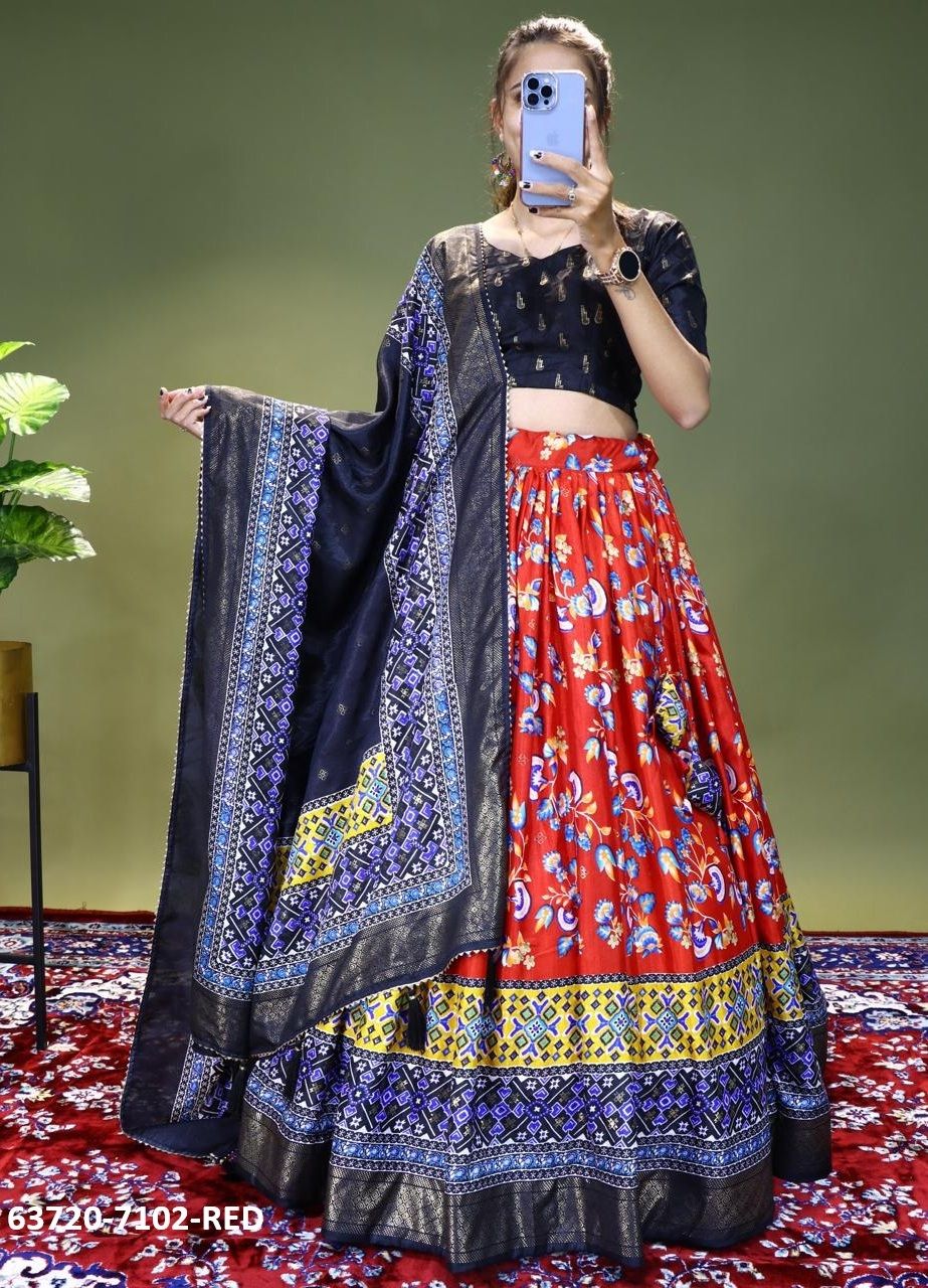 SERIES 7102 - Catalog # 63720 (Set of 4 Semi-Stitched Lehengas) by Komal Pret SERIES 7102 - Catalog # 63720 (Set of 4 Semi-Stitched Lehengas) by Komal Pret