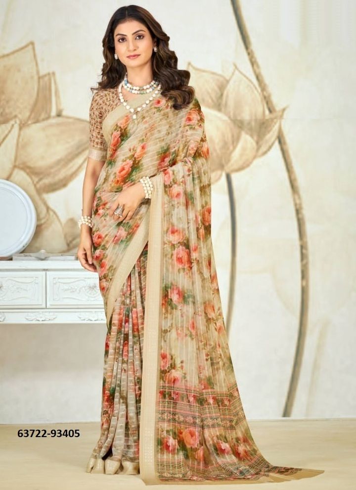 MAHIMA 2 - Catalog # 63722 (Set of 12 Sarees) by Vipul Fashions