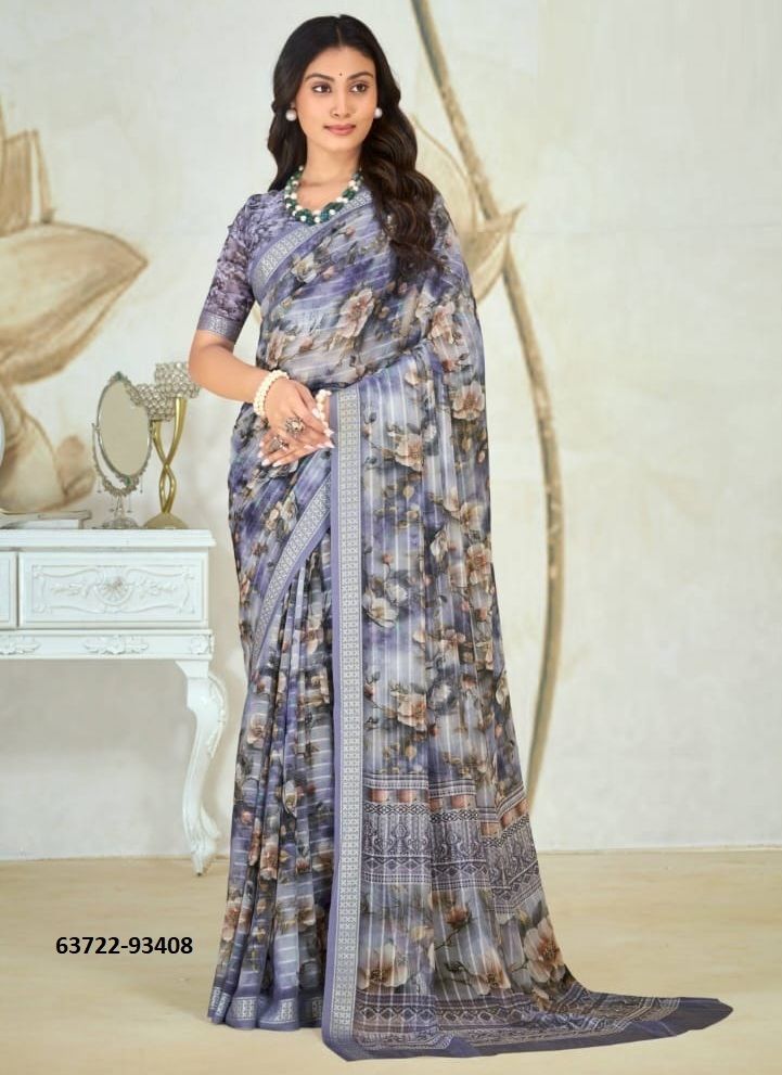 MAHIMA 2 - Catalog # 63722 (Set of 12 Sarees) by Vipul Fashions