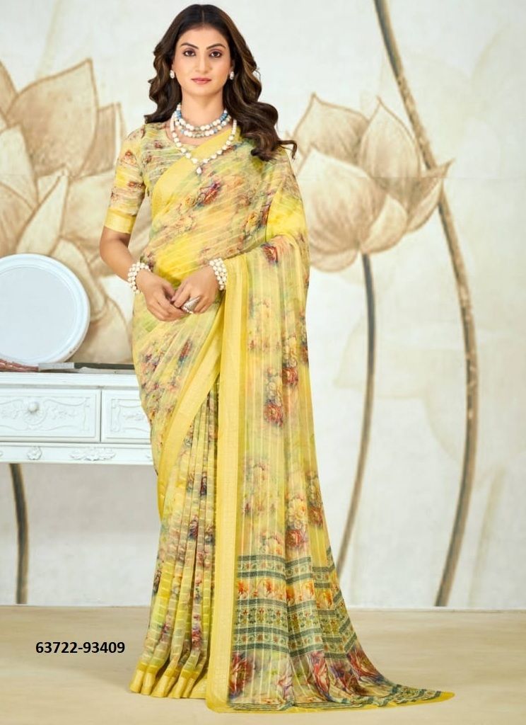 MAHIMA 2 - Catalog # 63722 (Set of 12 Sarees) by Vipul Fashions