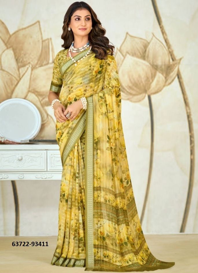 MAHIMA 2 - Catalog # 63722 (Set of 12 Sarees) by Vipul Fashions