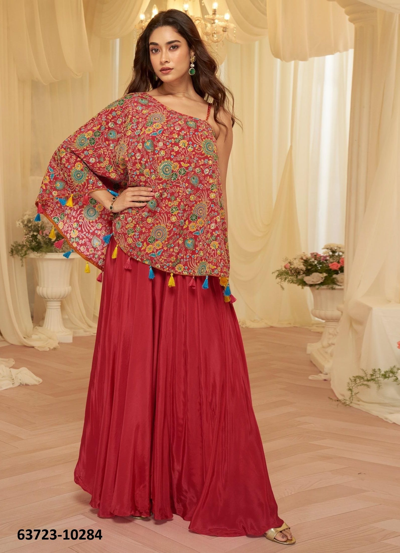 TAMANNA - Catalog # 63723 (Set of 4 Tops With Bottoms) by Sayuri Designer TAMANNA - Catalog # 63723 (Set of 4 Tops With Bottoms) by Sayuri Designer