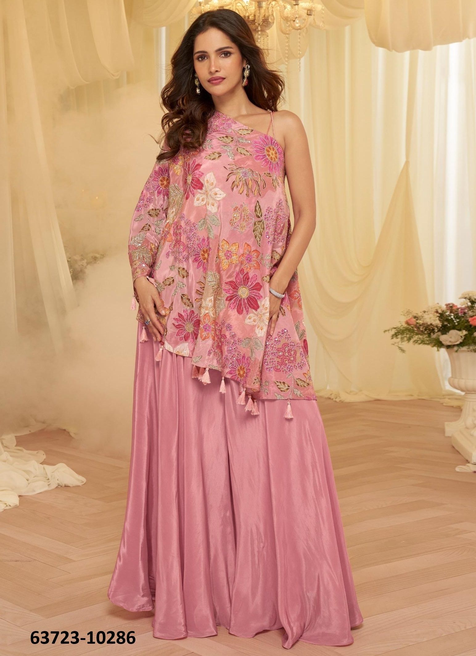 TAMANNA - Catalog # 63723 (Set of 4 Tops With Bottoms) by Sayuri Designer TAMANNA - Catalog # 63723 (Set of 4 Tops With Bottoms) by Sayuri Designer