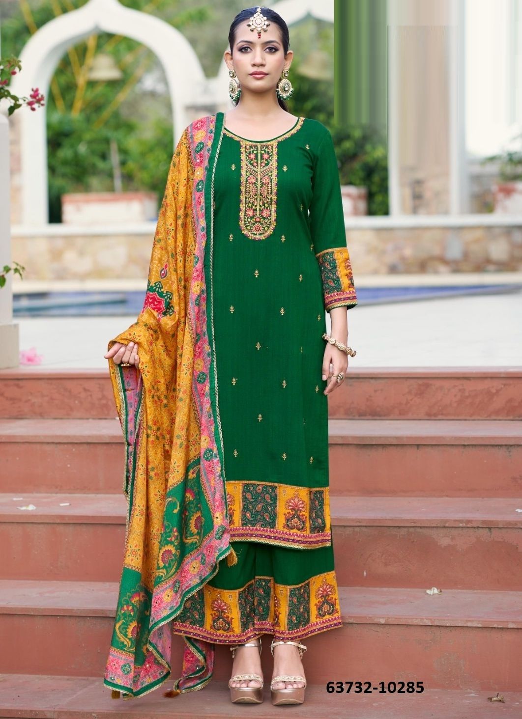 MOKSHA - Catalog # 63732 (Set of 6 Readymade Salwar Suits) by Rangoon MOKSHA - Catalog # 63732 (Set of 6 Readymade Salwar Suits) by Rangoon