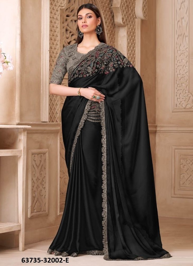 COLORS OF 32002 - Catalog # 63735 (Set of 6 Sarees) by The Fashion Hub