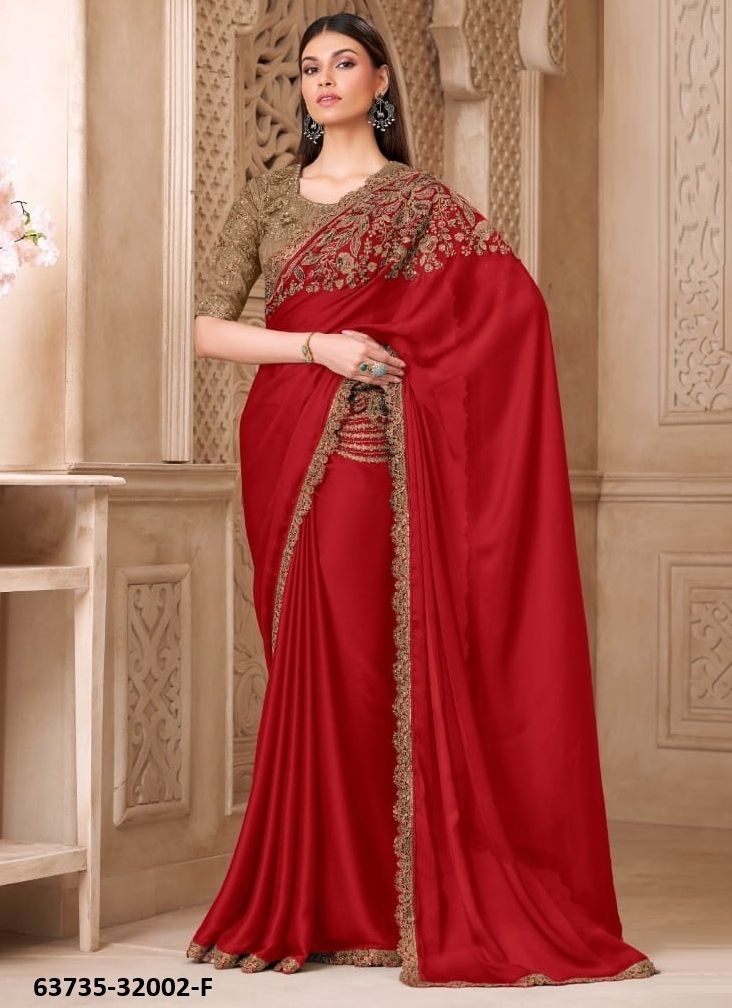COLORS OF 32002 - Catalog # 63735 (Set of 6 Sarees) by The Fashion Hub