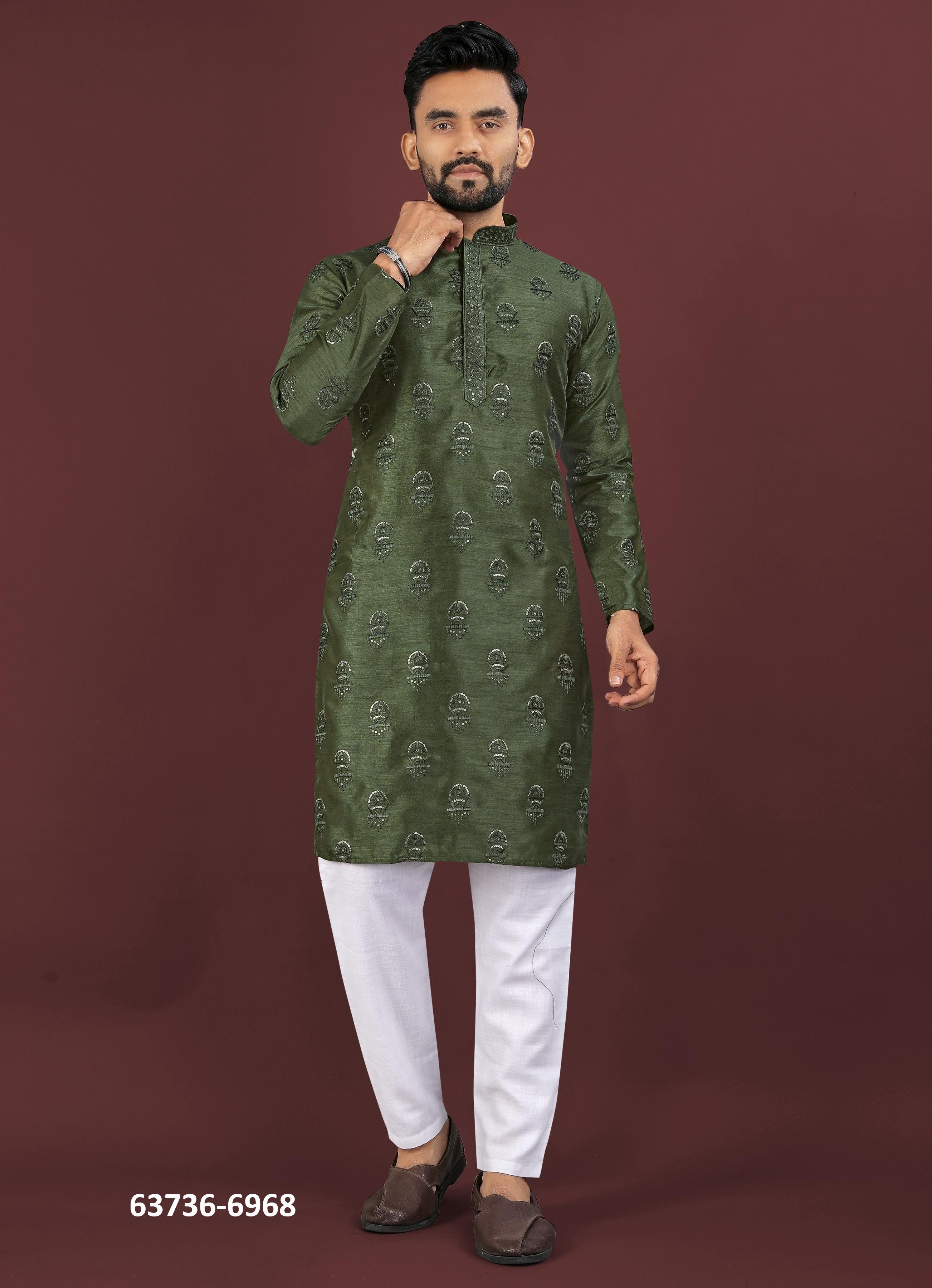 SANGRILA - Catalog # 63736 (Set of 4 Men's Ethnic Wear) by Tentmen Clothing