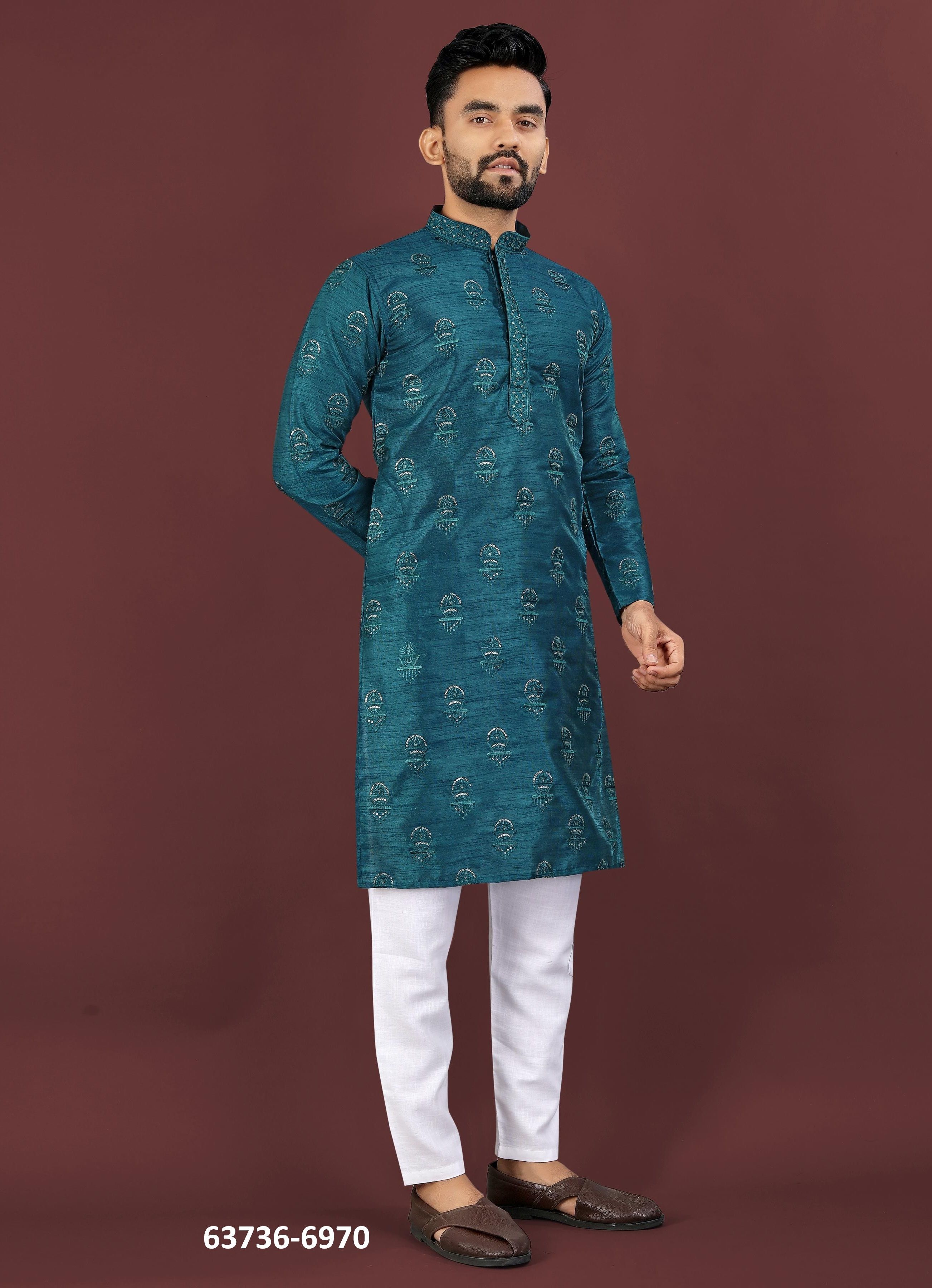 SANGRILA - Catalog # 63736 (Set of 4 Men's Ethnic Wear) by Tentmen Clothing