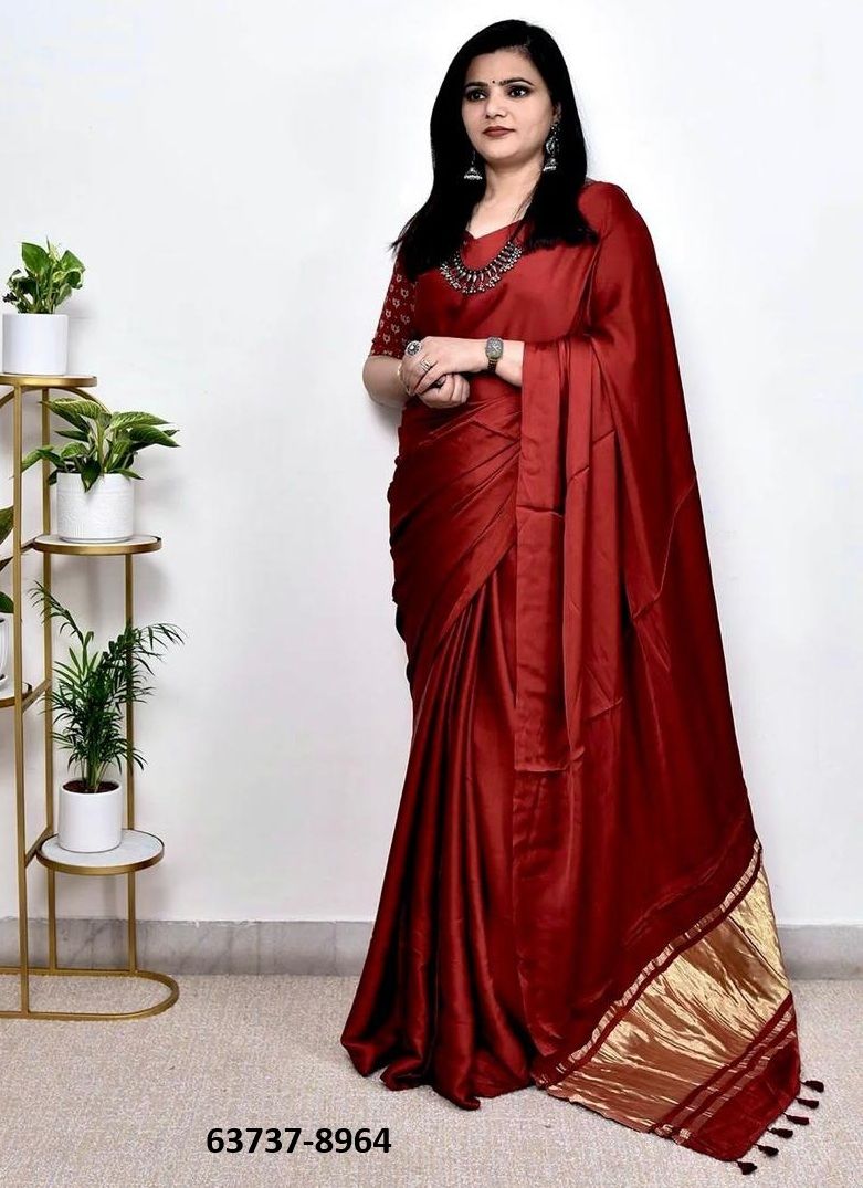 MODAL SATIN ON GAJJI SILK - Catalog # 63737 (Set of 14 Sarees) by Semad Styles MODAL SATIN ON GAJJI SILK - Catalog # 63737 (Set of 14 Sarees) by Semad Styles