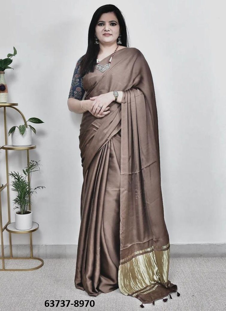 MODAL SATIN ON GAJJI SILK - Catalog # 63737 (Set of 14 Sarees) by Semad Styles MODAL SATIN ON GAJJI SILK - Catalog # 63737 (Set of 14 Sarees) by Semad Styles