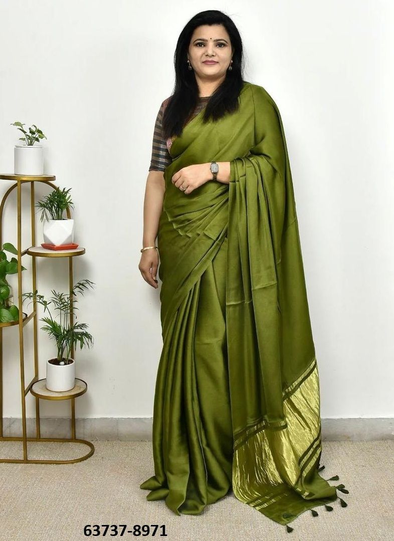 MODAL SATIN ON GAJJI SILK - Catalog # 63737 (Set of 14 Sarees) by Semad Styles MODAL SATIN ON GAJJI SILK - Catalog # 63737 (Set of 14 Sarees) by Semad Styles