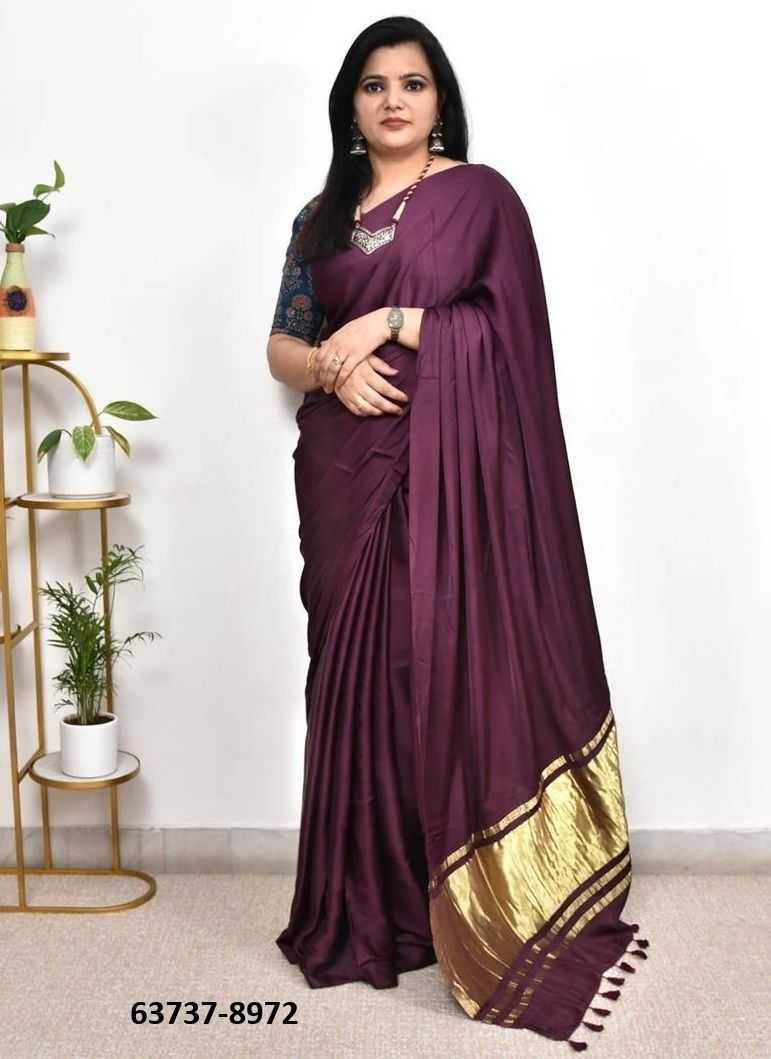 MODAL SATIN ON GAJJI SILK - Catalog # 63737 (Set of 14 Sarees) by Semad Styles MODAL SATIN ON GAJJI SILK - Catalog # 63737 (Set of 14 Sarees) by Semad Styles
