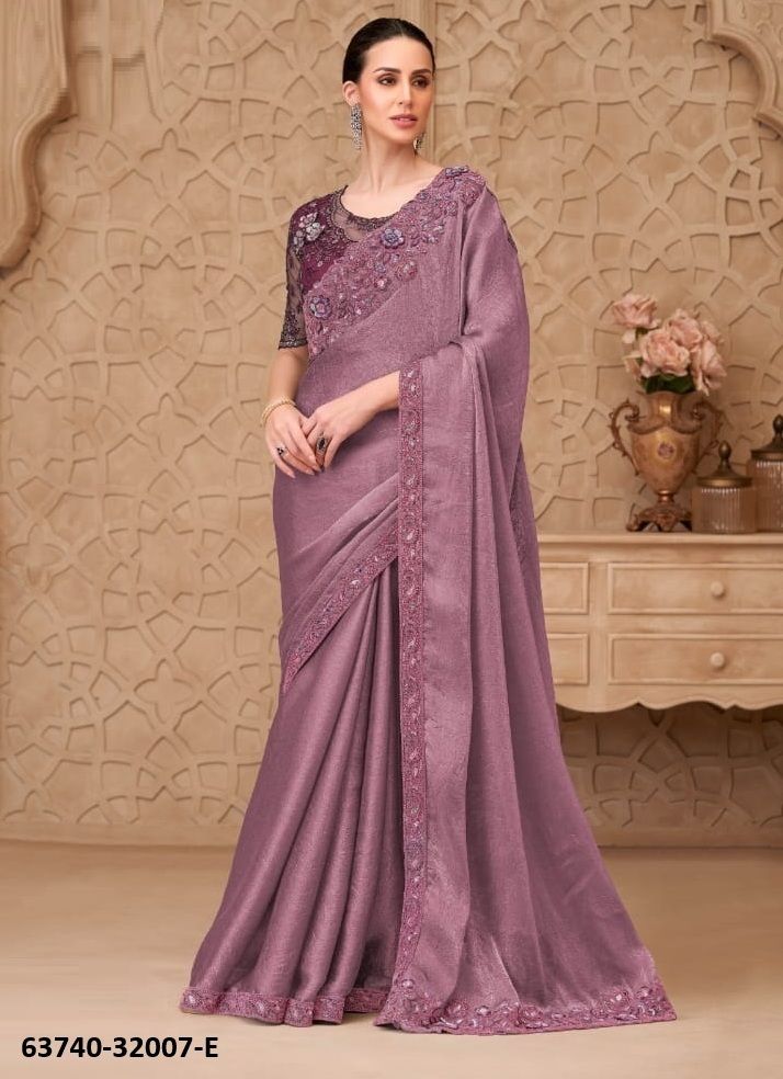 COLORS OF 32007 - Catalog # 63740 (Set of 6 Sarees) by The Fashion Hub