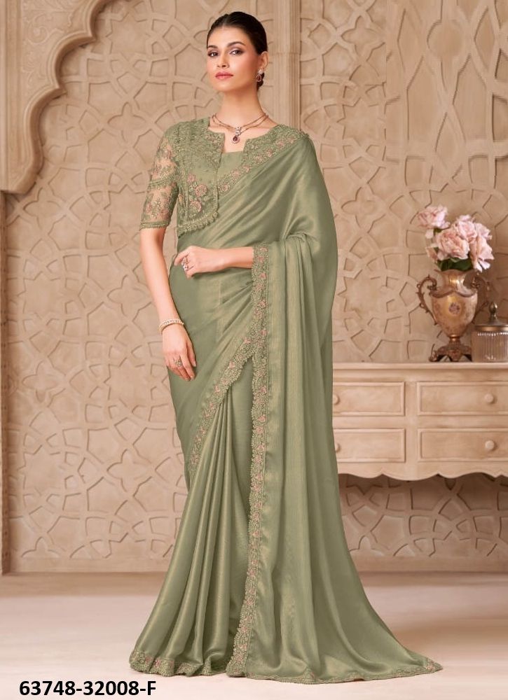 COLORS OF 32008 - Catalog # 63748 (Set of 6 Sarees) by The Fashion Hub