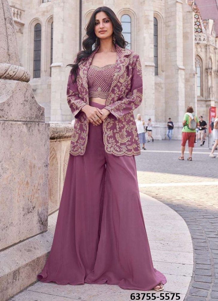 JANNAT NX - Catalog # 63755 (Set of 2 Indo-Western Outfits) by Sayuri Designer JANNAT NX - Catalog # 63755 (Set of 2 Indo-Western Outfits) by Sayuri Designer