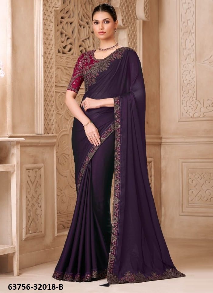 COLORS OF 32018 - Catalog # 63756 (Set of 6 Sarees) by The Fashion Hub