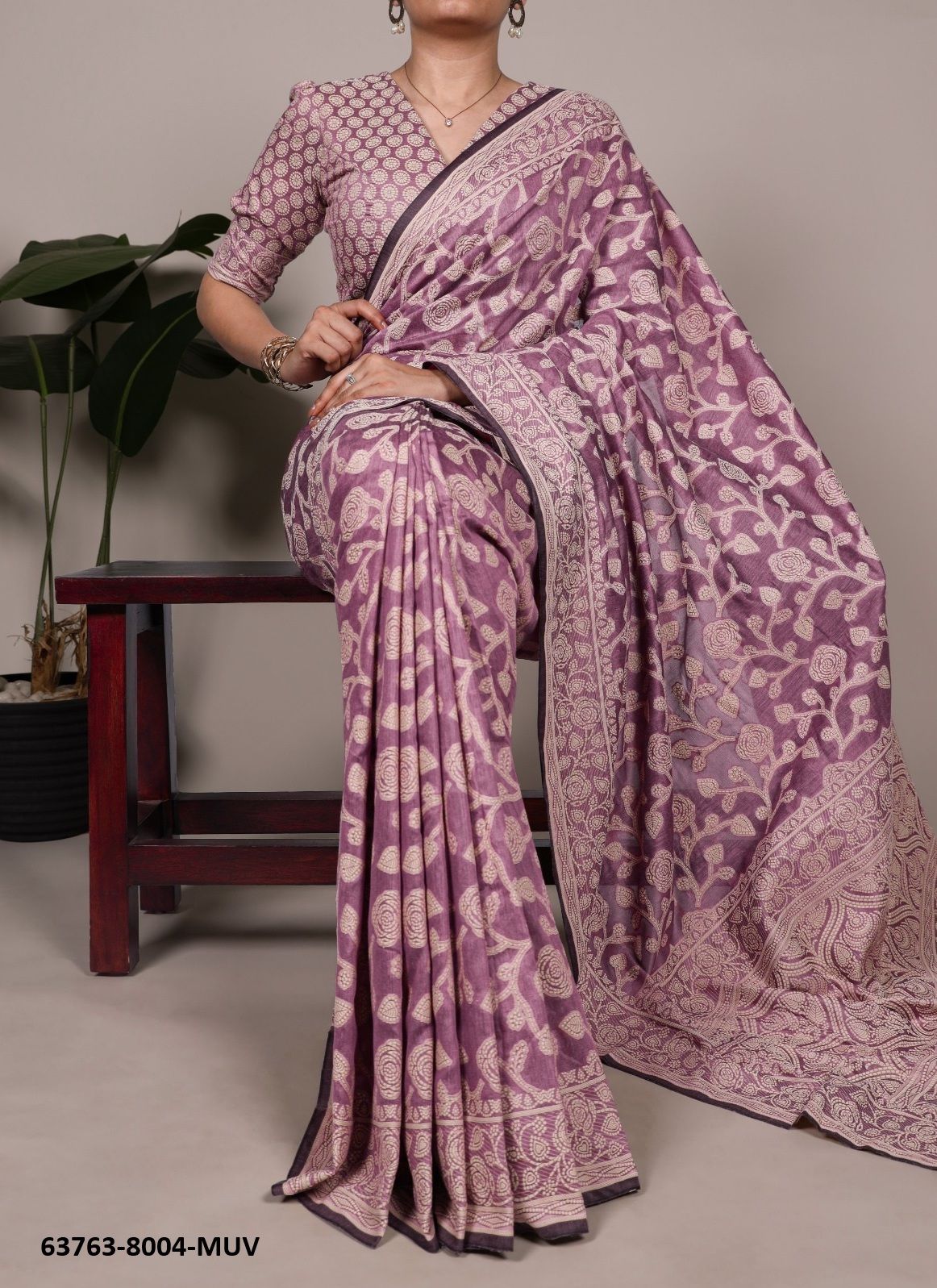SERIES 8004 - Catalog # 63763 (Set of 6 Sarees) by Semad Styles SERIES 8004 - Catalog # 63763 (Set of 6 Sarees) by Semad Styles