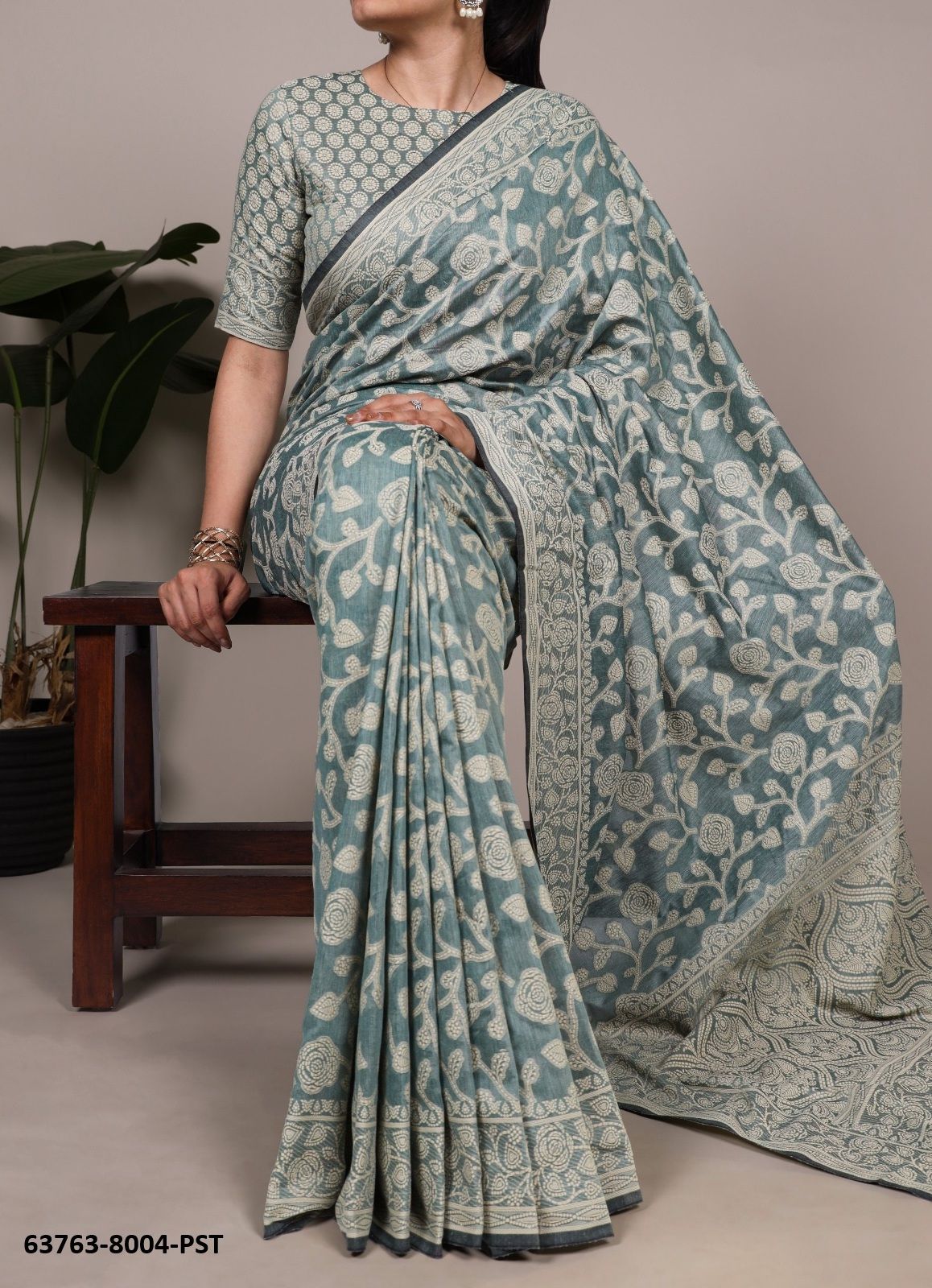 SERIES 8004 - Catalog # 63763 (Set of 6 Sarees) by Semad Styles SERIES 8004 - Catalog # 63763 (Set of 6 Sarees) by Semad Styles
