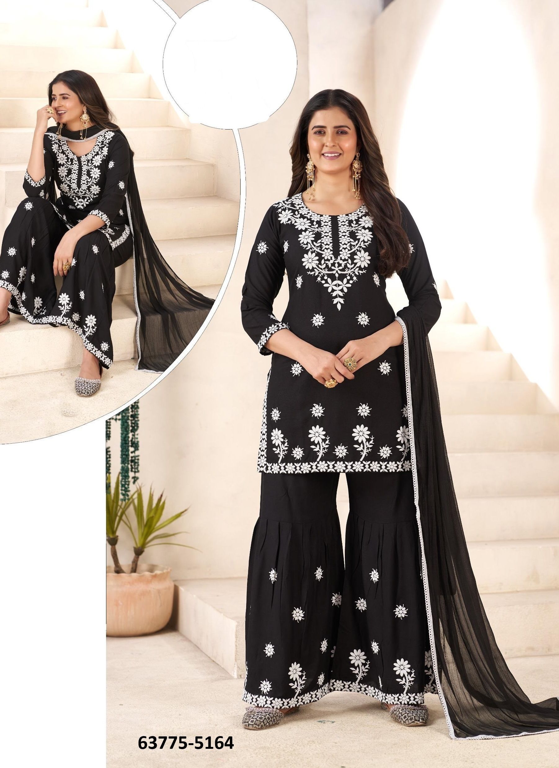 HEENAZ 3 - Catalog # 63775 (Set of 4 Readymade Salwar Suits) by Blue Hills HEENAZ 3 - Catalog # 63775 (Set of 4 Readymade Salwar Suits) by Blue Hills