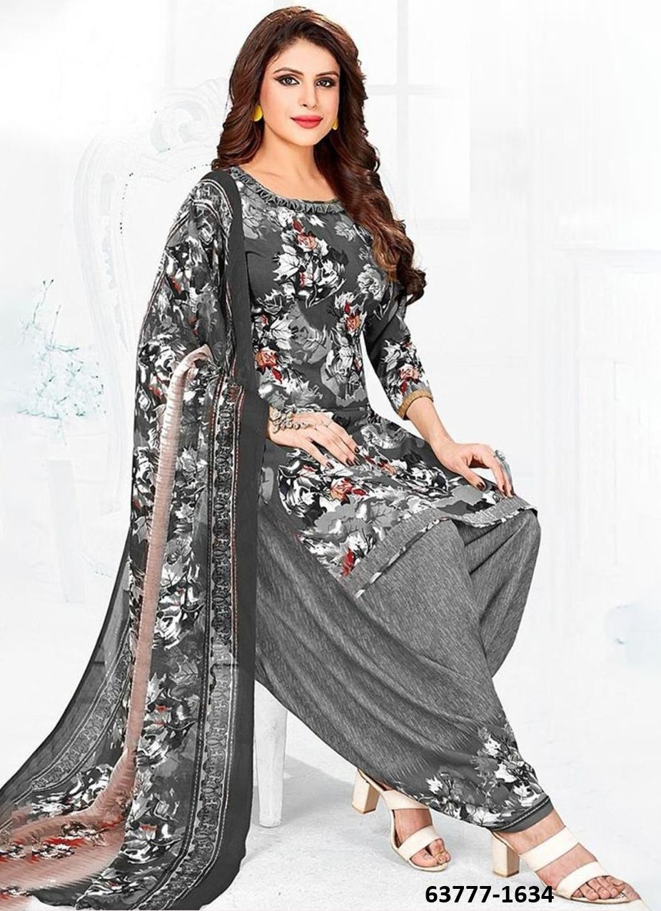 UN-STITCHED SUIT - DRESS MATERIAL - Catalog # 63777 (Set of 51 Semi-Stitched / Un-Stitched Suits) by Jagraasa