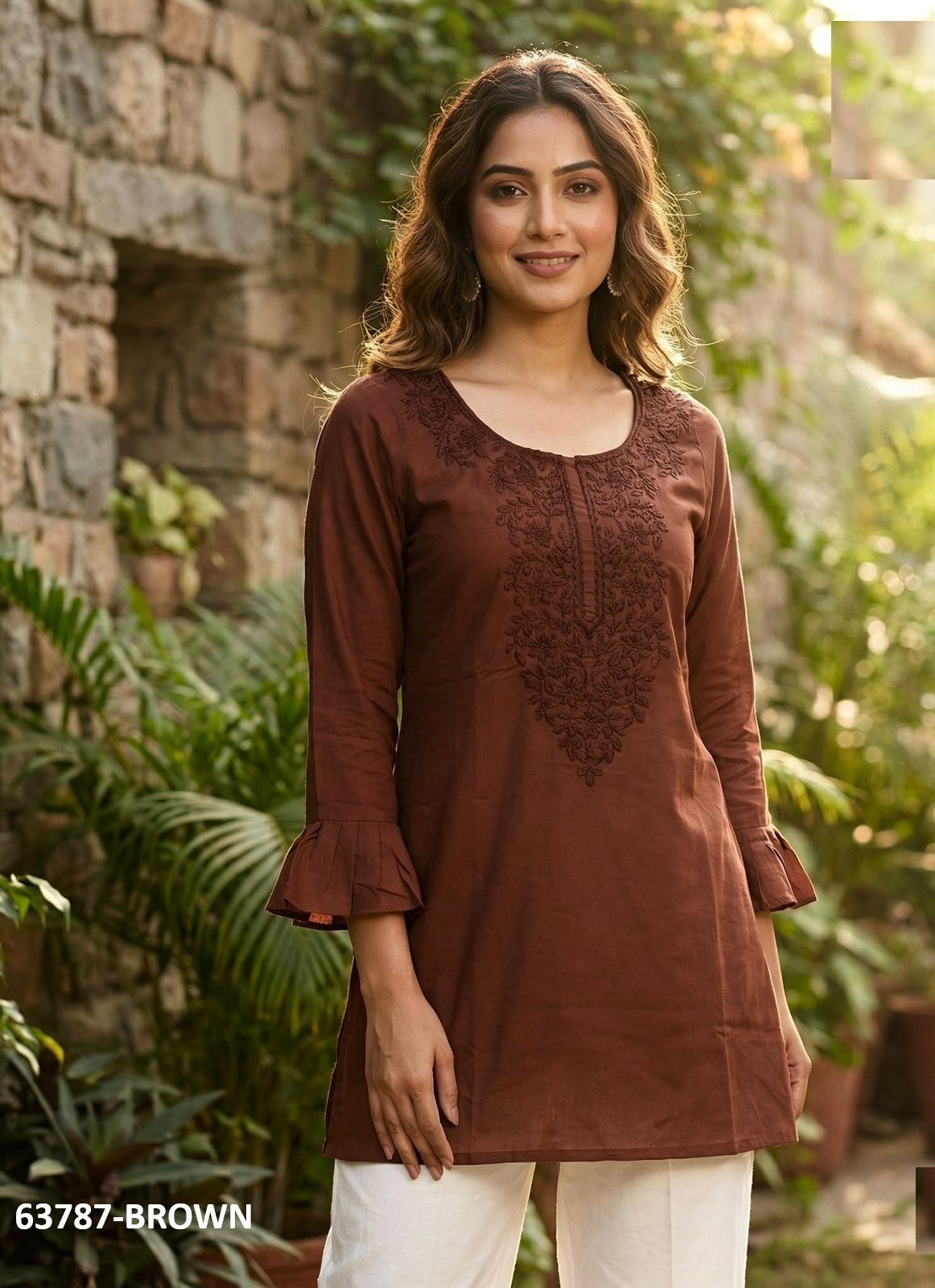 CHARMI 2 - Catalog # 63787 (Set of 12 Readymade Women's Kurtis / Tops) by Blue Hills