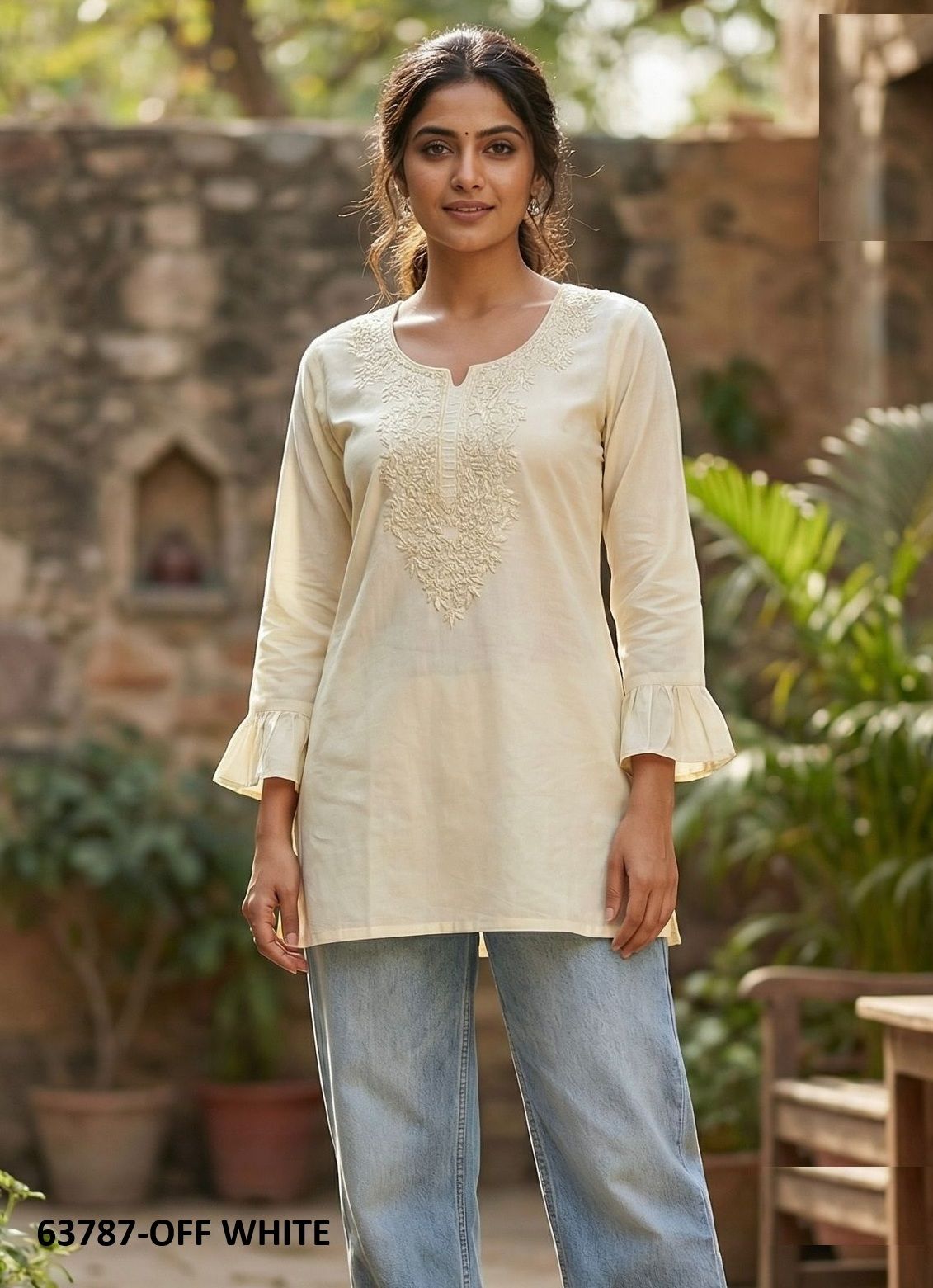 CHARMI 2 - Catalog # 63787 (Set of 12 Readymade Women's Kurtis / Tops) by Blue Hills