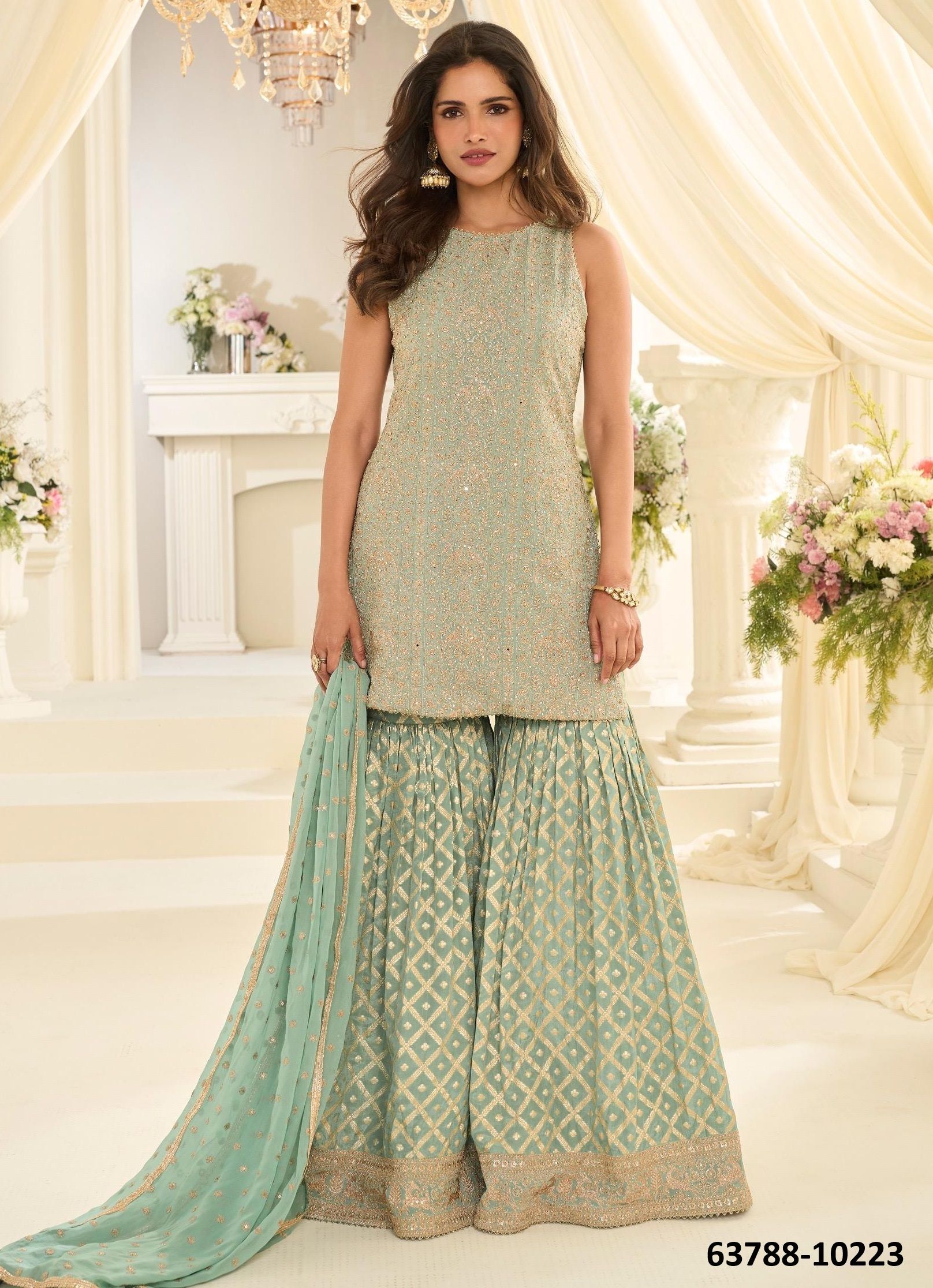 VANYA - Catalog # 63788 (Set of 3 Readymade Salwar Suits) by Sayuri Designer