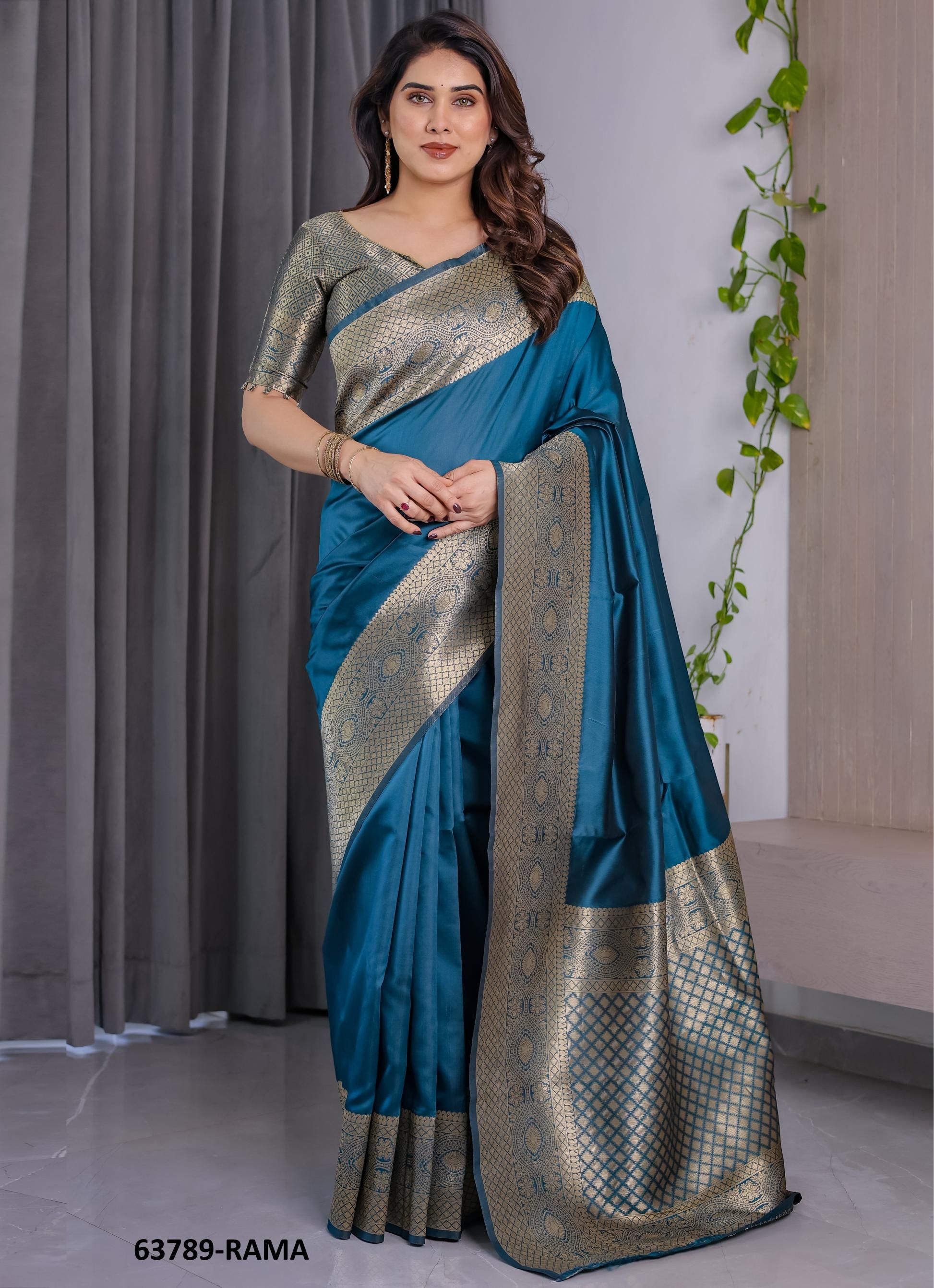 BANARASI JACQUARD 1 - Catalog # 63789 (Set of 6 Sarees) by Semad Styles BANARASI JACQUARD 1 - Catalog # 63789 (Set of 6 Sarees) by Semad Styles