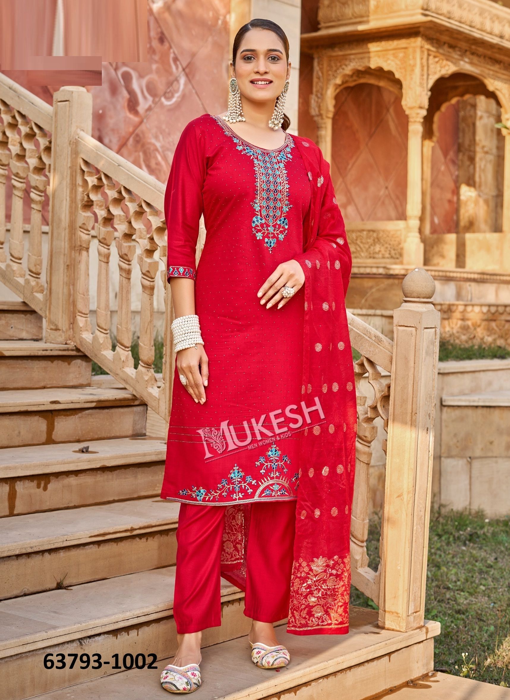 ARISSA - Catalog # 63793 (Set of 8 Readymade Salwar Suits) by Mukesh ARISSA - Catalog # 63793 (Set of 8 Readymade Salwar Suits) by Mukesh