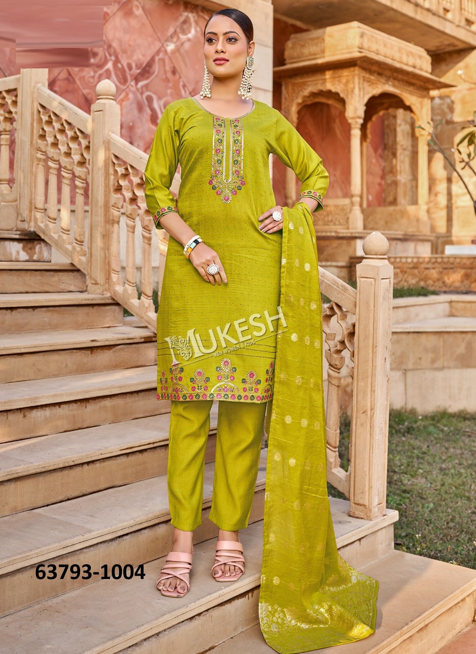 ARISSA - Catalog # 63793 (Set of 8 Readymade Salwar Suits) by Mukesh ARISSA - Catalog # 63793 (Set of 8 Readymade Salwar Suits) by Mukesh