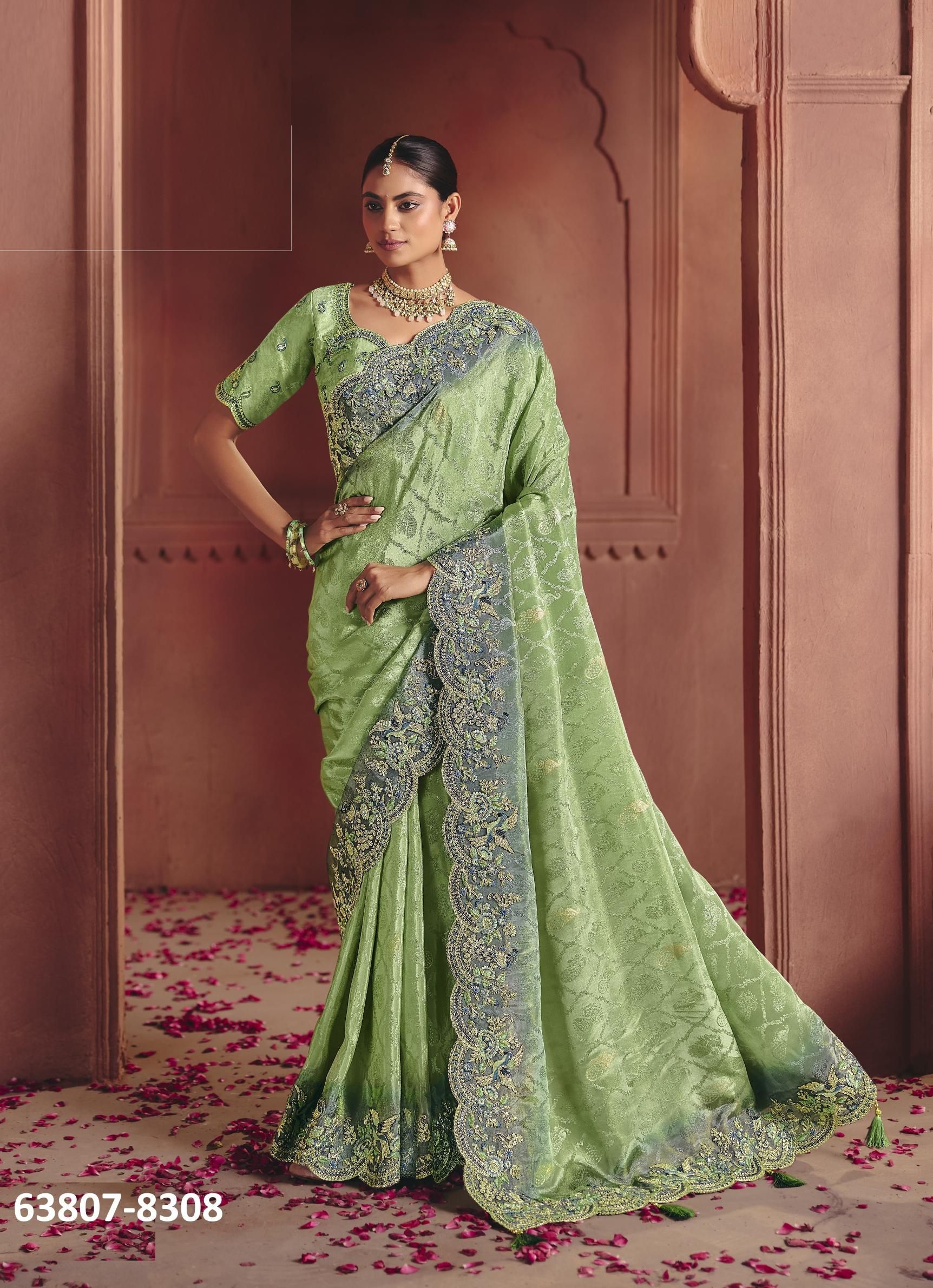 ANAARA 8300 - Catalog # 63807 (Set of 12 Sarees) by Tathastu ANAARA 8300 - Catalog # 63807 (Set of 12 Sarees) by Tathastu