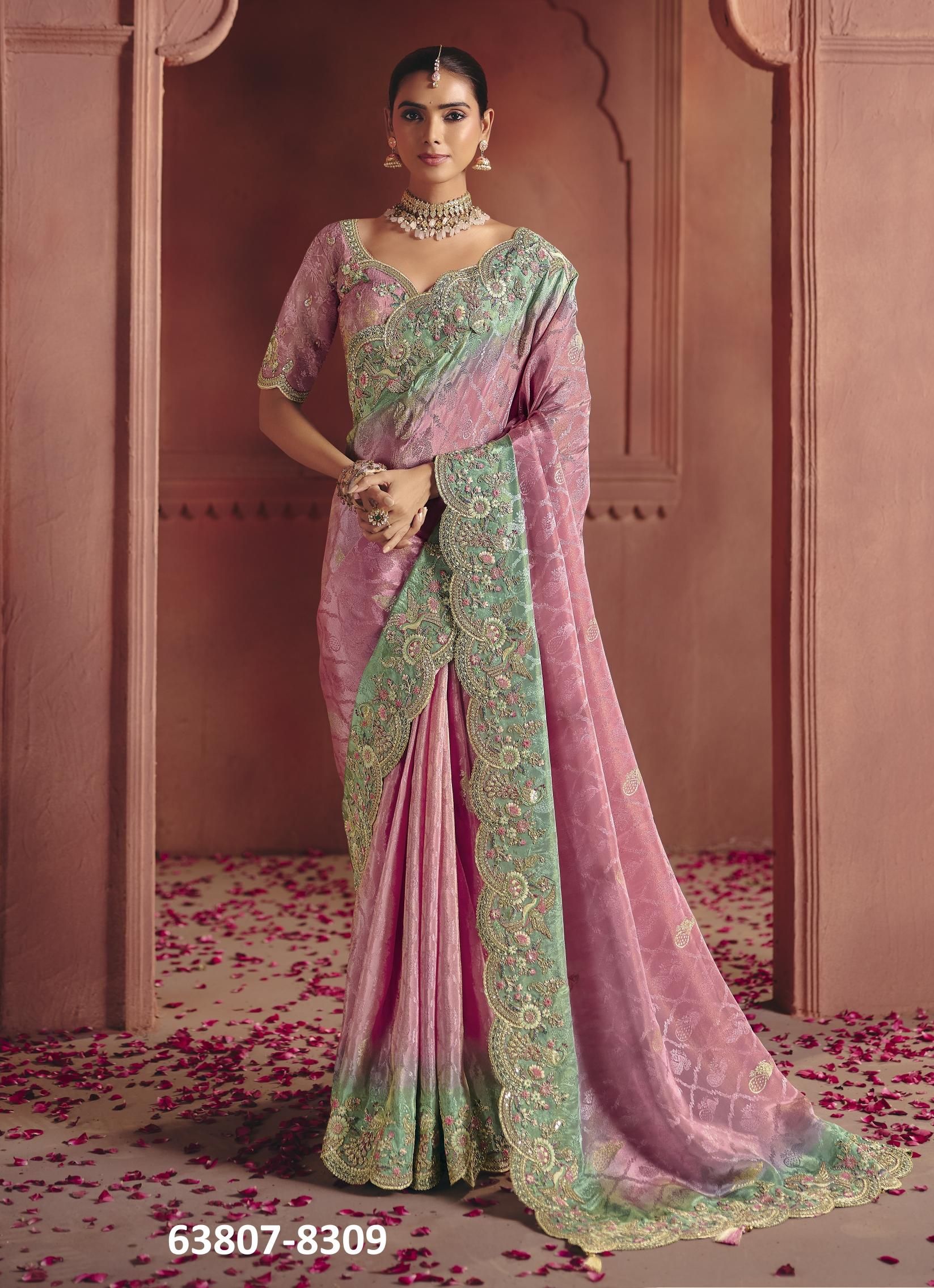 ANAARA 8300 - Catalog # 63807 (Set of 12 Sarees) by Tathastu ANAARA 8300 - Catalog # 63807 (Set of 12 Sarees) by Tathastu