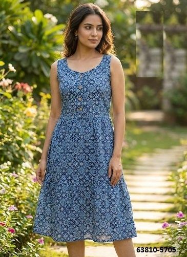 MIDI MAXI - Catalog # 63810 (Set of 7 Readymade Women's Kurtis / Tops) by Tentmen Clothing