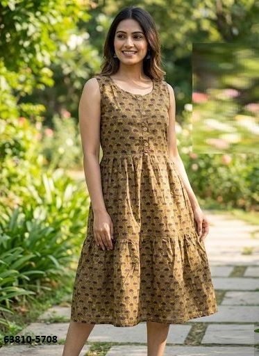 MIDI MAXI - Catalog # 63810 (Set of 7 Readymade Women's Kurtis / Tops) by Tentmen Clothing