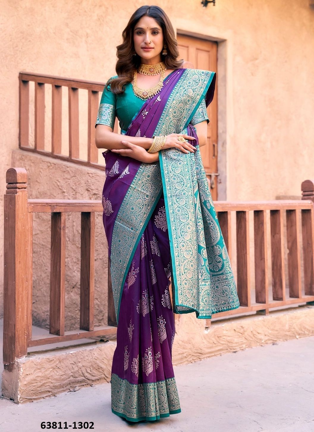 SANVI SILK - Catalog # 63811 (Set of 6 Sarees) by Gobuni SANVI SILK - Catalog # 63811 (Set of 6 Sarees) by Gobuni