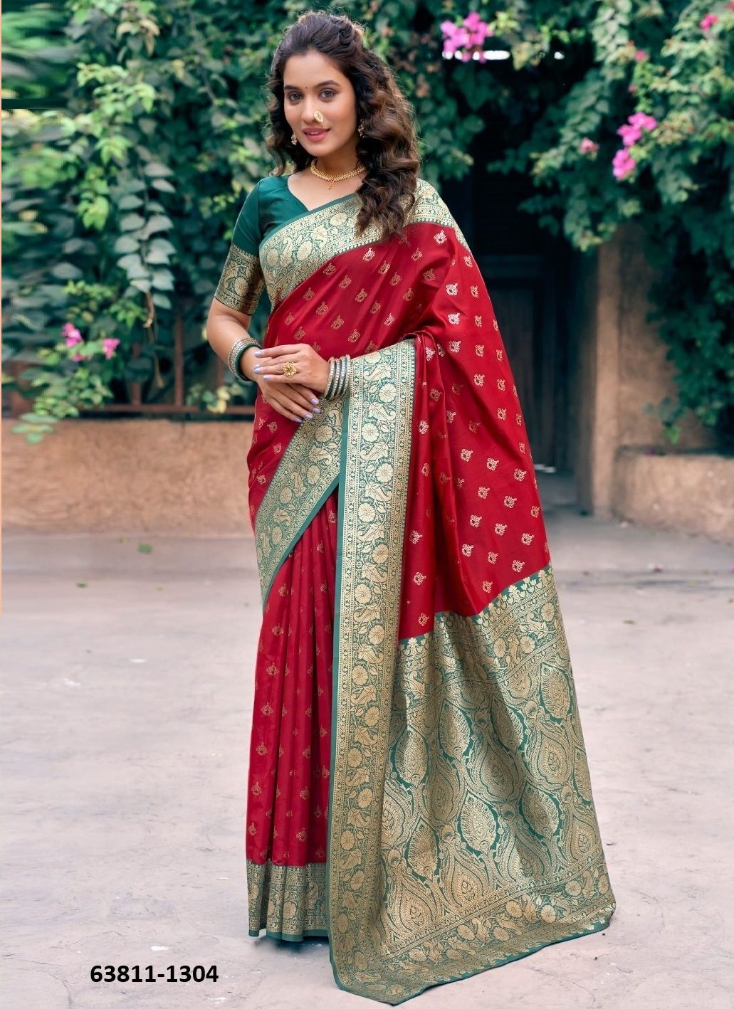 SANVI SILK - Catalog # 63811 (Set of 6 Sarees) by Gobuni SANVI SILK - Catalog # 63811 (Set of 6 Sarees) by Gobuni