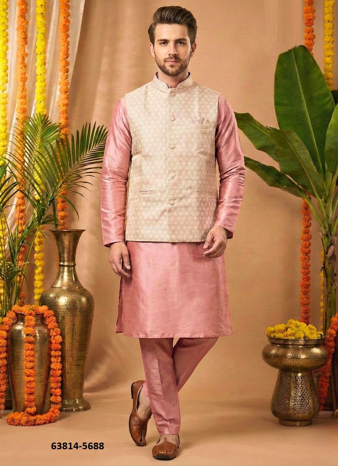 MANYAVAR NX - Catalog # 63814 (Set of 6 Men's Ethnic Wear) by Jagraasa MANYAVAR NX - Catalog # 63814 (Set of 6 Men's Ethnic Wear) by Jagraasa