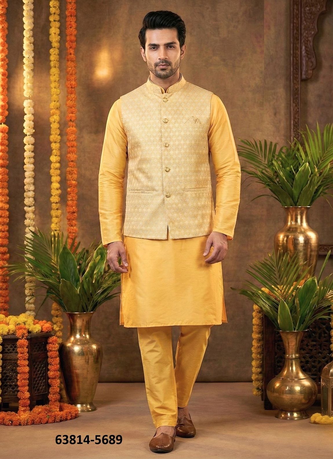 MANYAVAR NX - Catalog # 63814 (Set of 6 Men's Ethnic Wear) by Jagraasa MANYAVAR NX - Catalog # 63814 (Set of 6 Men's Ethnic Wear) by Jagraasa
