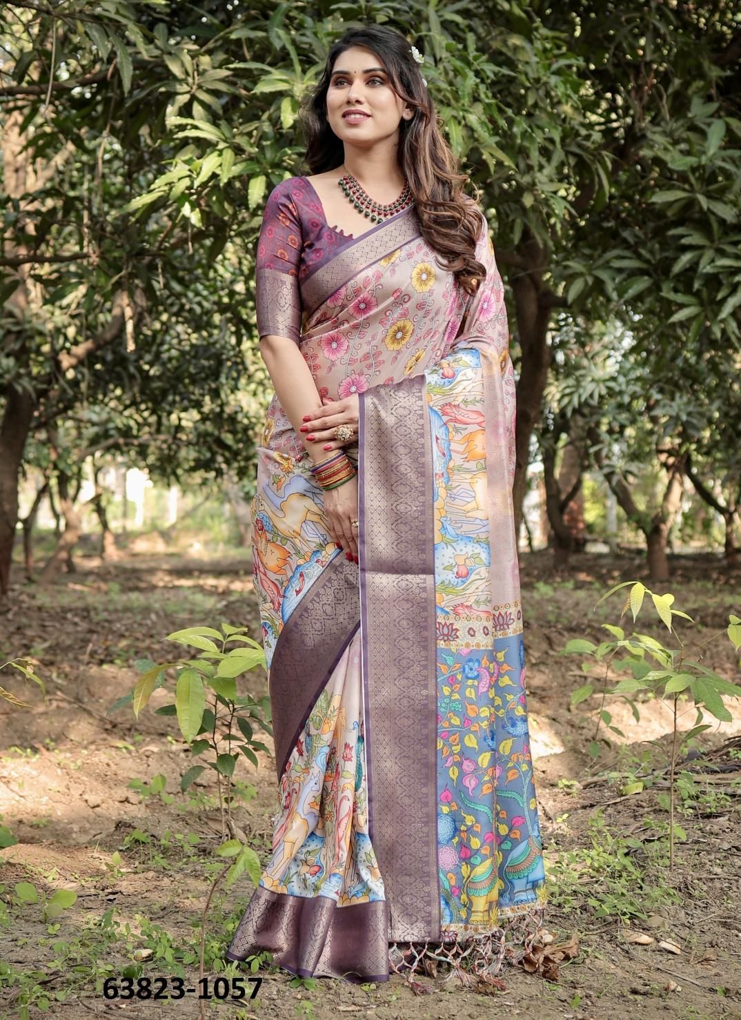 VARSHA 1051 - Catalog # 63823 (Set of 10 Sarees) by Semad Styles VARSHA 1051 - Catalog # 63823 (Set of 10 Sarees) by Semad Styles