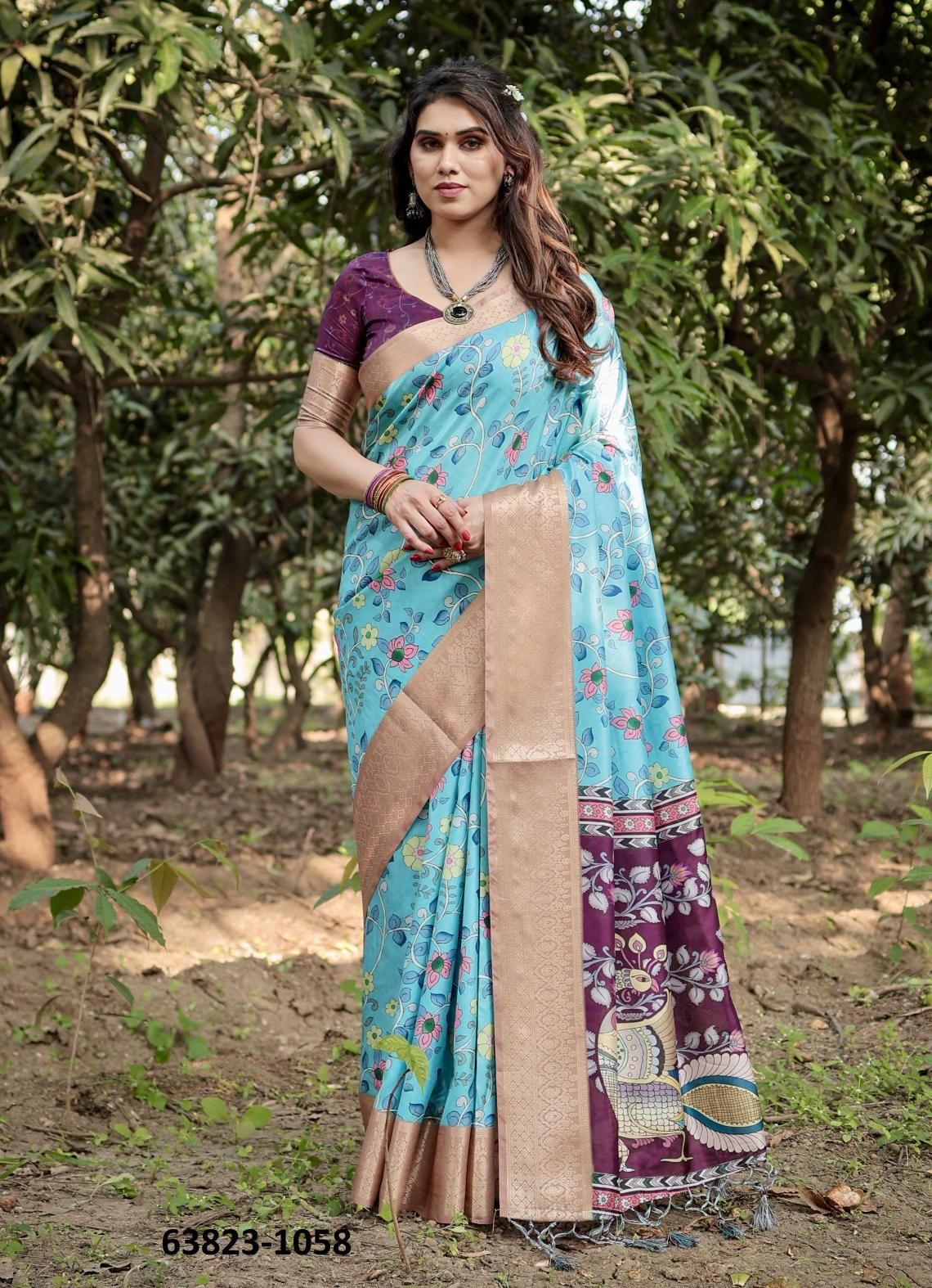 VARSHA 1051 - Catalog # 63823 (Set of 10 Sarees) by Semad Styles VARSHA 1051 - Catalog # 63823 (Set of 10 Sarees) by Semad Styles