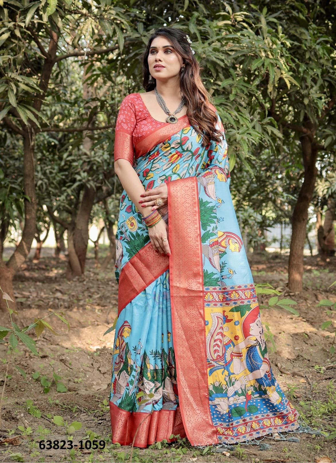 VARSHA 1051 - Catalog # 63823 (Set of 10 Sarees) by Semad Styles VARSHA 1051 - Catalog # 63823 (Set of 10 Sarees) by Semad Styles