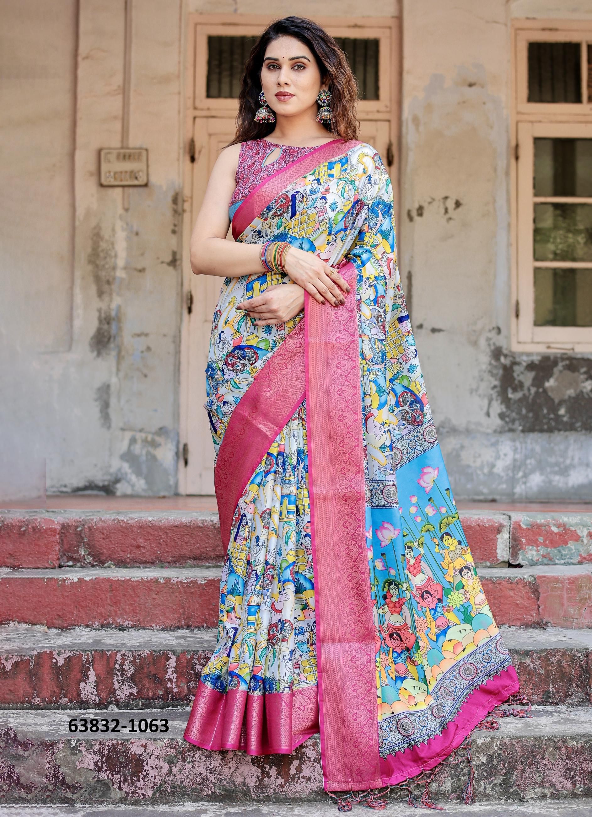 VARSHA 1061 - Catalog # 63832 (Set of 10 Sarees) by Semad Styles VARSHA 1061 - Catalog # 63832 (Set of 10 Sarees) by Semad Styles