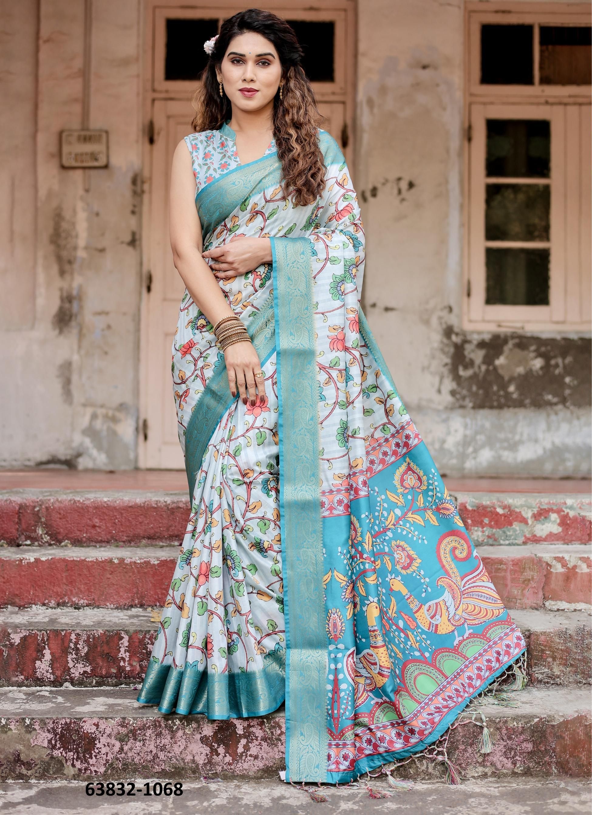 VARSHA 1061 - Catalog # 63832 (Set of 10 Sarees) by Semad Styles VARSHA 1061 - Catalog # 63832 (Set of 10 Sarees) by Semad Styles