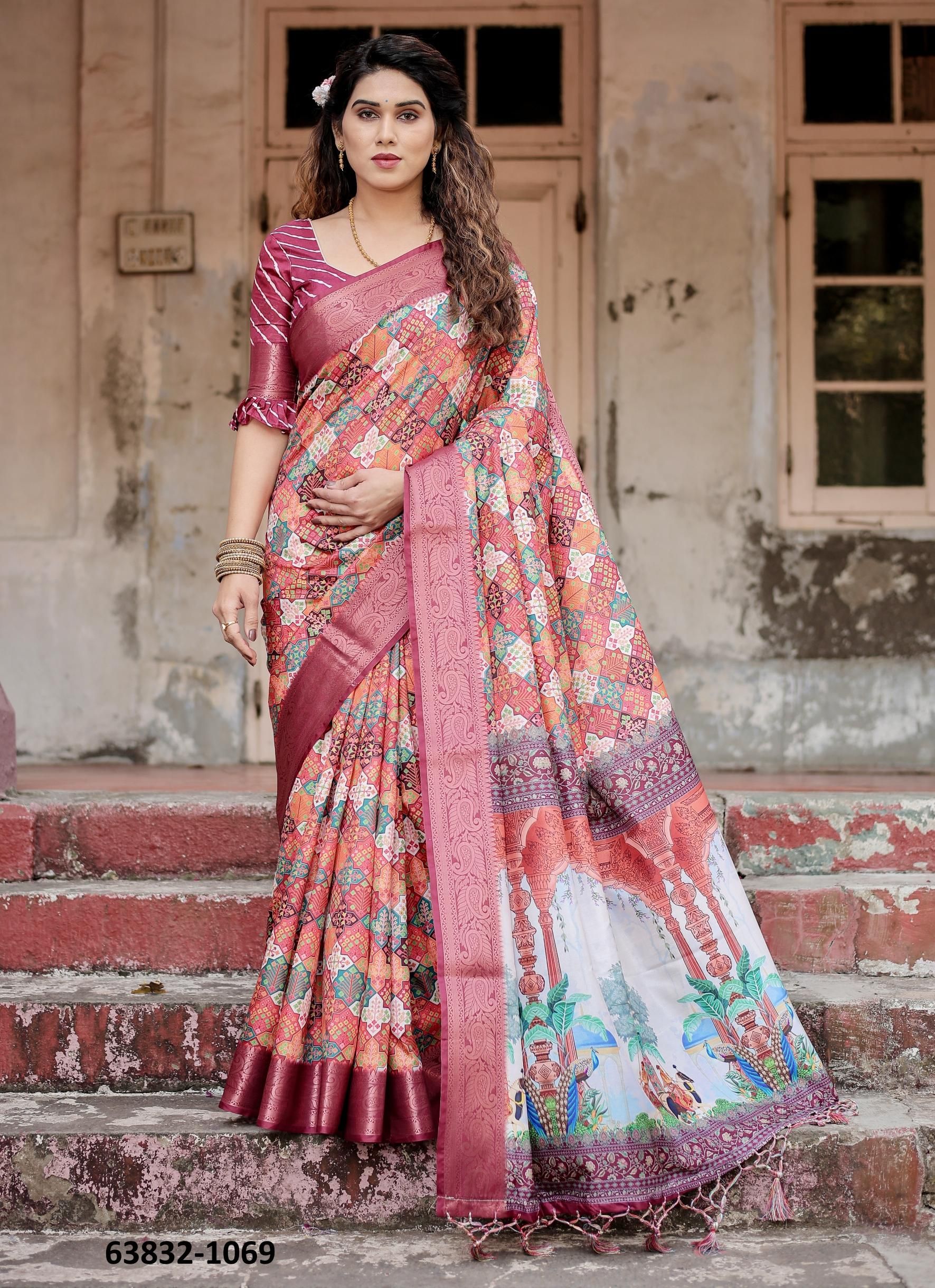 VARSHA 1061 - Catalog # 63832 (Set of 10 Sarees) by Semad Styles VARSHA 1061 - Catalog # 63832 (Set of 10 Sarees) by Semad Styles