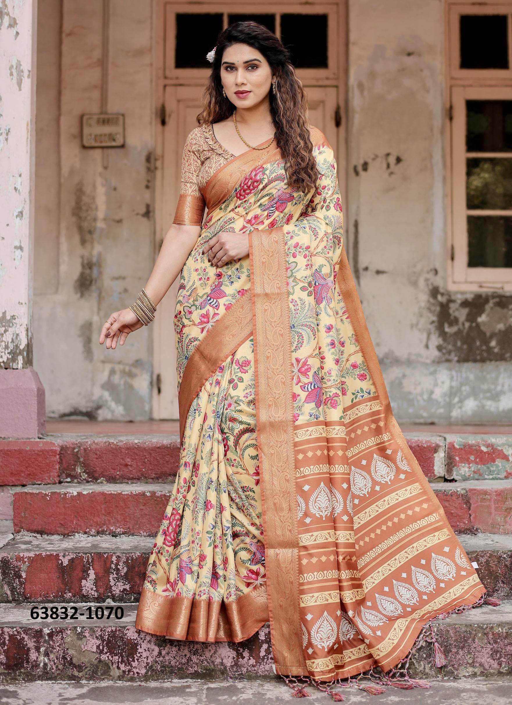 VARSHA 1061 - Catalog # 63832 (Set of 10 Sarees) by Semad Styles VARSHA 1061 - Catalog # 63832 (Set of 10 Sarees) by Semad Styles