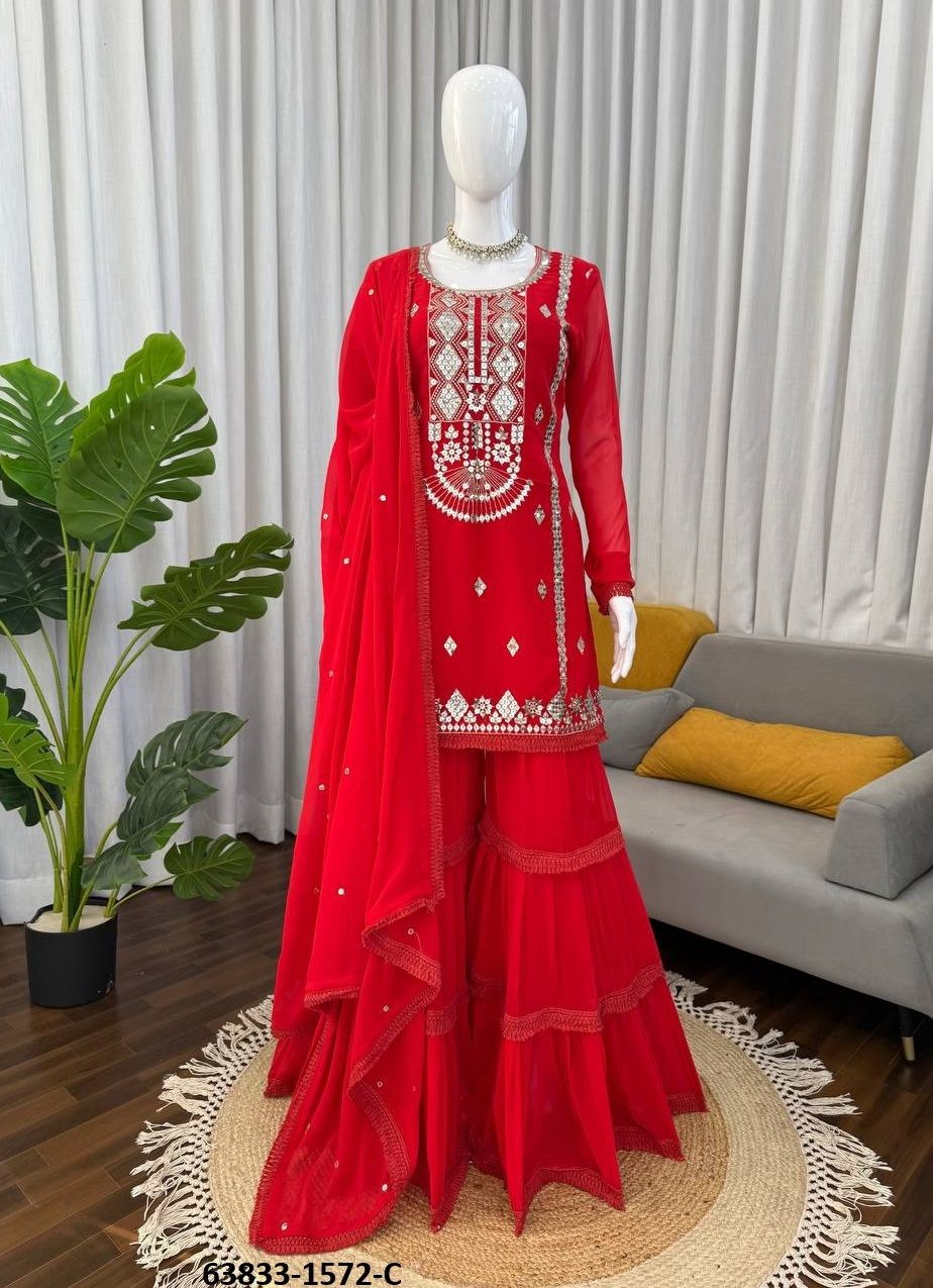 SERIES 1572 - Catalog # 63833 (Set of 3 Readymade Salwar Suits) by Amdavadi Fashion SERIES 1572 - Catalog # 63833 (Set of 3 Readymade Salwar Suits) by Amdavadi Fashion